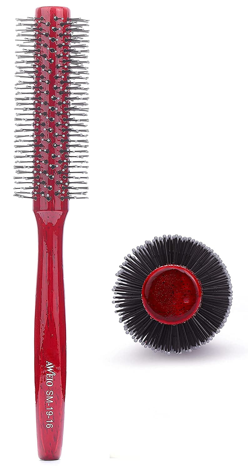 PERFEHAIR Small Round Brush for Short Hair, 1 Inch Mini Quiff Roller for  Women and Men, Best for Thin Hair, Bangs, Beard, Styling, Lifting, Curling