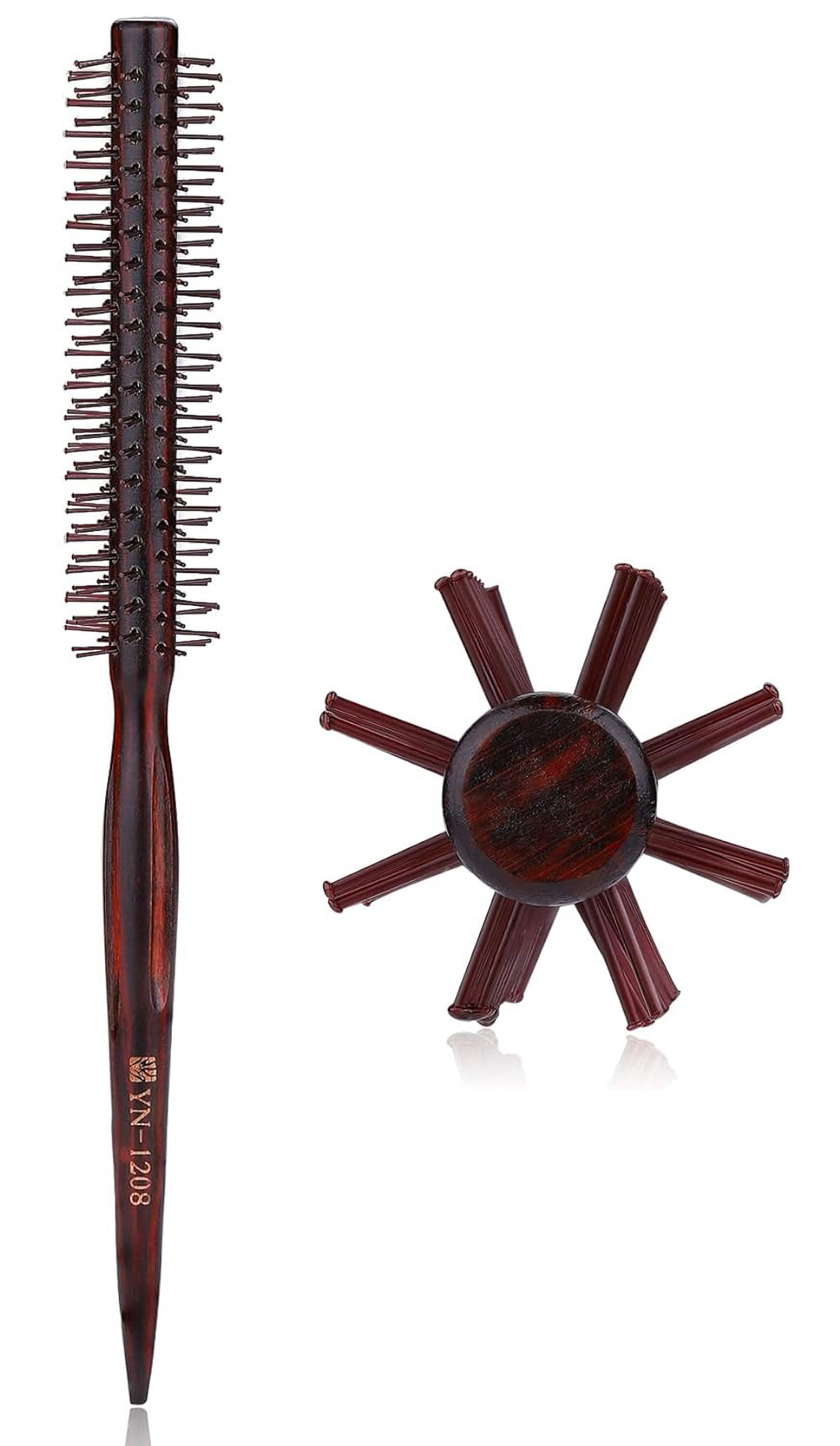 Perfehair Small Round Hair Brush for Blow-drying, 1 Inch, Nylon Bristle ...