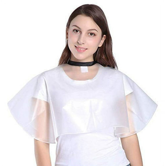 Perfehair Waterproof Hair Dye Capee, Short Salon Cape for Cutting Styling, Coloring, Beauty Makeup