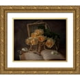 thumbnail image 1 of Perfoncio, Margareth 14x12 Gold Ornate Wood Framed with Double Matting Museum Art Print Titled - Secret Spring, 1 of 4