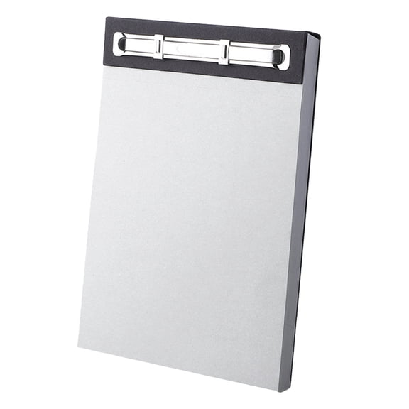 Perforated Edge Tear-Off Note Book, Detachable Portable Kraft Paper Thickened Notebook, Metal Clip Loose-Leaf Hand-Tear Message Pad, Versatile Notepad for Meeting Notes and Lists