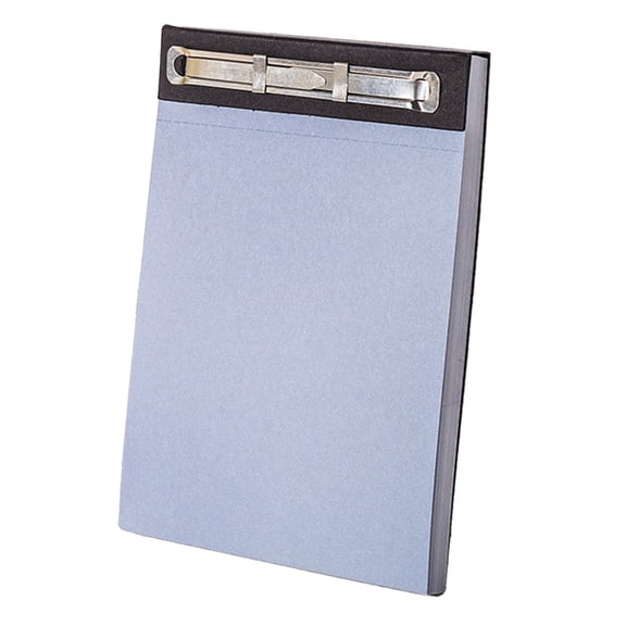 Perforated Edge Tear-Off Note Book, Detachable Portable Kraft Paper Thickened Notebook, Metal Clip Loose-Leaf Hand-Tear Message Pad, Versatile Notepad for Meeting Notes and Lists