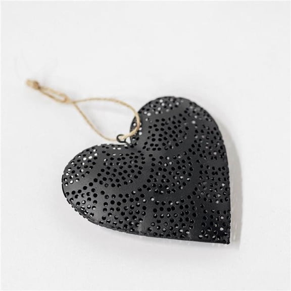 Perforated Metal Heart Hanging Decoration