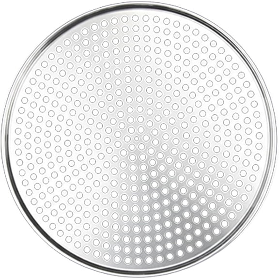 Perforated Pizza Pan for Oven, Round Aluminum Alloy Pizza Baking Pan for Crispier Crust and Even Heating, Baking Sheet for Flatbread and Pastries (16 Inches)