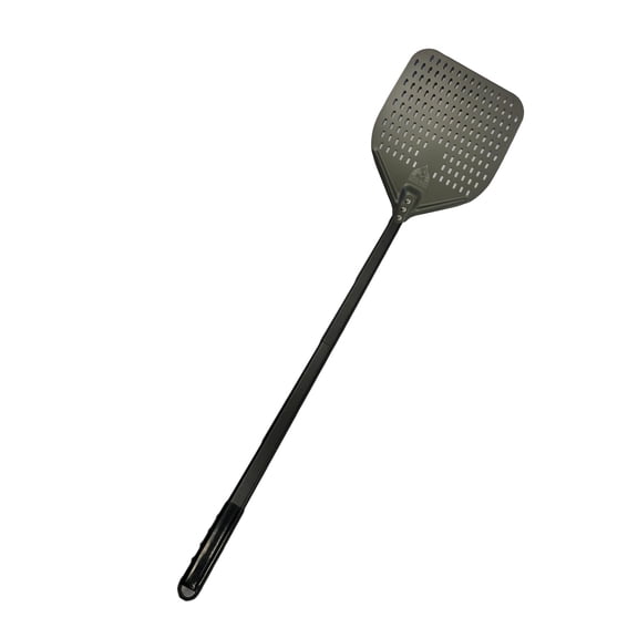 Perforated Pizza Peel - 12"x15" Anodized Aluminum Steel 32" Handle 47" Overall Length Ideal Turning For Baking Bread