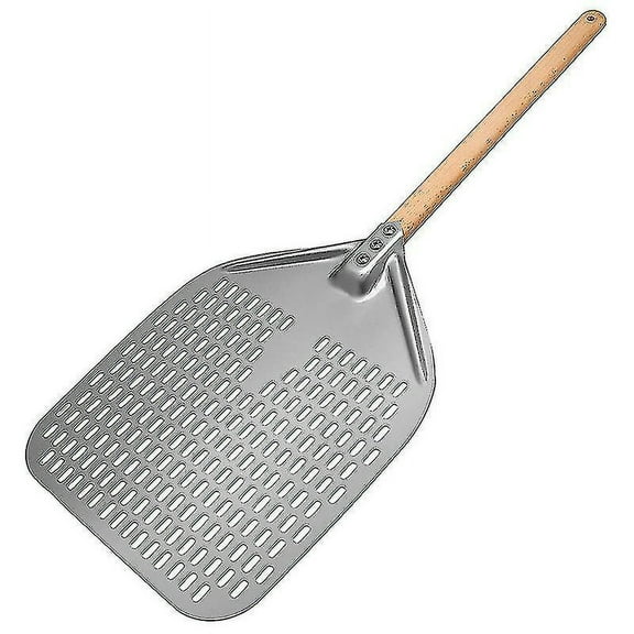 Perforated Pizza Peel,professional Anodized Aluminum Pizza Peels, Rectangular Pizza Turning Spatula