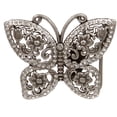thumbnail image 1 of Perforated Rhinestone Butterfly Belt Buckle, 1 of 2