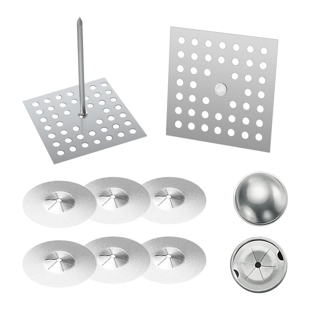 Perforated Self Stick Insulation Pins, 150pcs Insulating Nails, 1.5