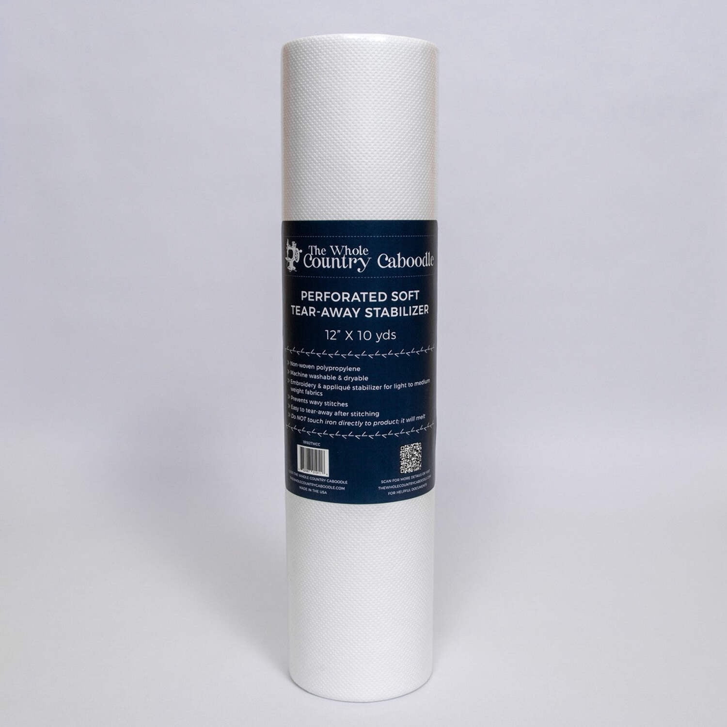 Perforated Soft Tear-Away Stabilizer Roll 12in x 10 yds