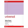 thumbnail image 1 of Universal Fashion Colored Perforated Ruled Writing Pads Wide 8 1/2x11 3/4 50 Sheets 6/PK 35878, 1 of 4