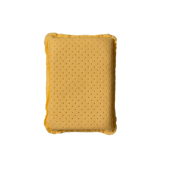 Perforated Yellow Car Cleaning Sponge High Absorbent Soft Sponge For Car Washing And Detailing