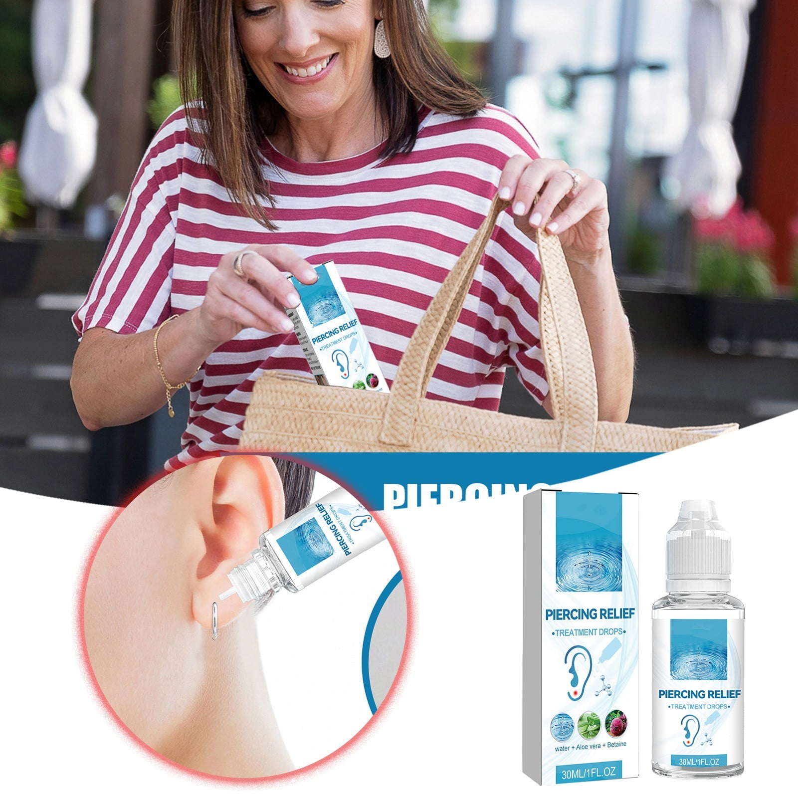 Perforation Drops Ear Hole Care Gently Perforation Hard Lumps And