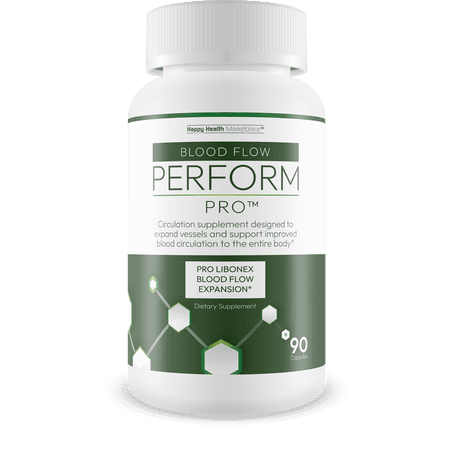 Perform Pro - Our Best Blood Flow Booster for Improved Performance - Circulation Booster Plus Brain Support - Circulation Male Supplement to Focus and Perform - Better Blood Flow Titan Vigor for Men