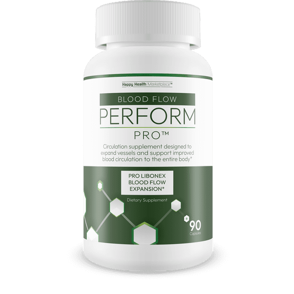 Perform Pro - Our Best Blood Flow Booster for Improved Performance - Circulation Booster Plus Brain Support - Circulation Male Supplement to Focus and Perform - Better Blood Flow Titan Vigor for Men