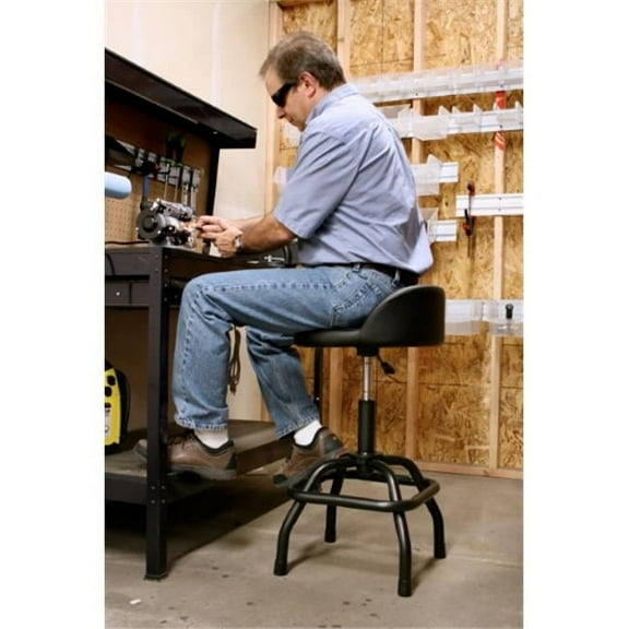 Perform Tool 17.30 x 14.30 x 17.00 in. Pneumatic Swivel Bar Stool