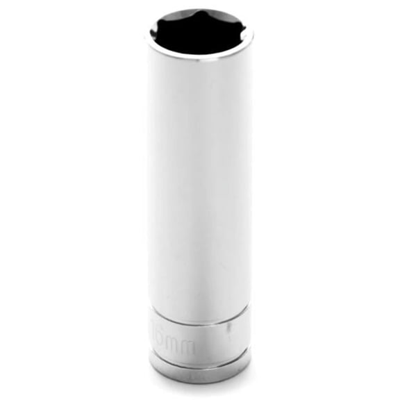 Perform Tool W32416 0.5 In. Drive 16 mm. 6 Point Deep Well Socket