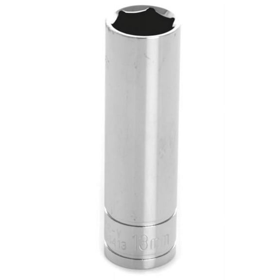 Perform Tool W38413 0.38 In. Drive 13 mm. 6 Point Deep Well Socket
