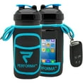 thumbnail image 1 of Performa FitGO Insulated Shaker Cup Holder Sleeve - Black/Turquoise, 1 of 4