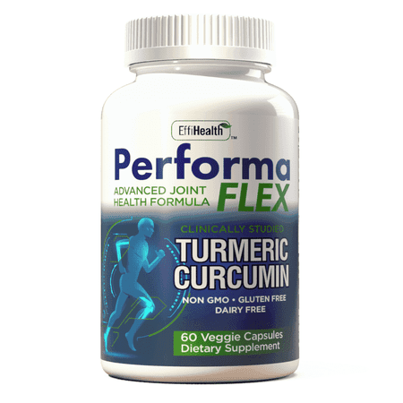 Performa Flex - Joint Support Supplement with Meriva, Turmeric Curcumin, Tart Cherry & Ginger – Ultra High Absorption – Support for Joint Mobility, Joint & Cartilage Health – 60 Capsules