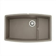 thumbnail image 1 of Performa Single Bowl Silgranit II Cascade Sink - Truffle, 1 of 1