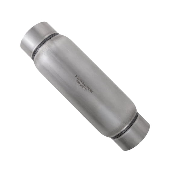 Colt Exhaust Performance Resonator 4" ID Inlet/Outlet 12" Body 16" Overall Length - Stainless Steel | Universal Fit