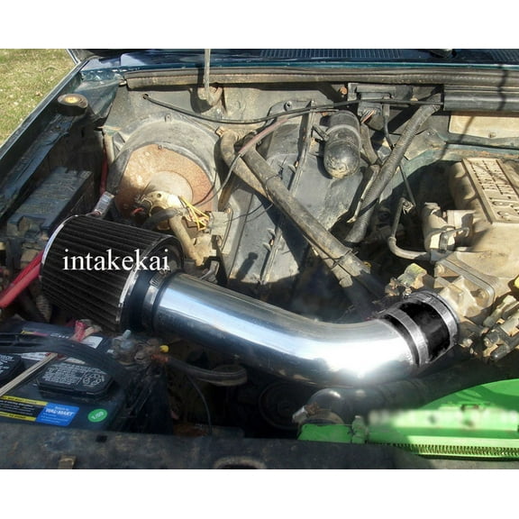 Performance Air Intake for 1986-1990 FORD BRONCO II / 1986 1987 1988 1989 1990 1991 1992 FORD RANGER 2.9L V6 OHV ENGINE (BLACK)