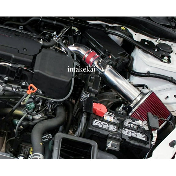 Performance Air Intake for 2013 2014 2015 2016 2017 HONDA ACCORD 2.4L / 2014-2017 ACURA TLX 2.4 L4 ENGINE (RED)