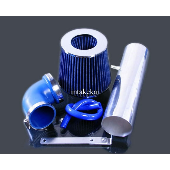 Performance Air Intake kit for 1997 1998 1999 2000 2001 2002 2003 2004 Jeep Cherokee, Grand Cherokee, Laredo L6 4.0L Short Ram Intake (BLUE)