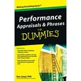 thumbnail image 1 of Pre-Owned Performance Appraisals & Phrases for Dummies (Paperback) 0470498722 9780470498729, 1 of 1