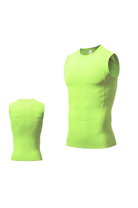 Performance Athletic Compression Tank Top for Wicking Workout Shirt Gym Running Basketball Training Long Sleeve T Shirts for Men Pack of Shirts T Shirt Men Cold Gear Long Sleeve Mens