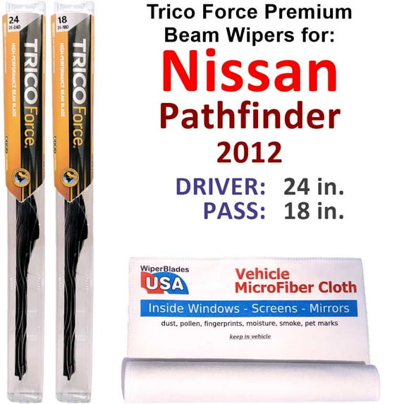 2012 Nissan Pathfinder Performance Beam Wipers (Set of 2)