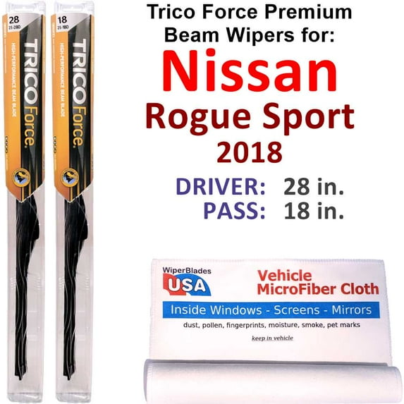 2018 Nissan Rogue Sport Performance Beam Wipers (Set of 2)