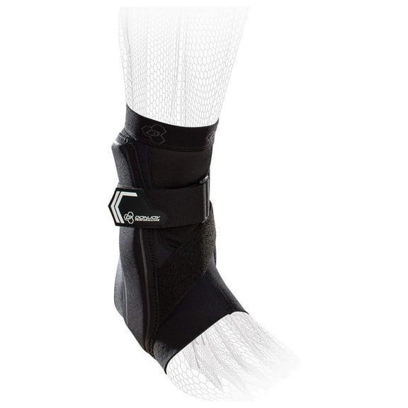 Performance Bionic Ankle Support Brace: Right Foot, Black, Small