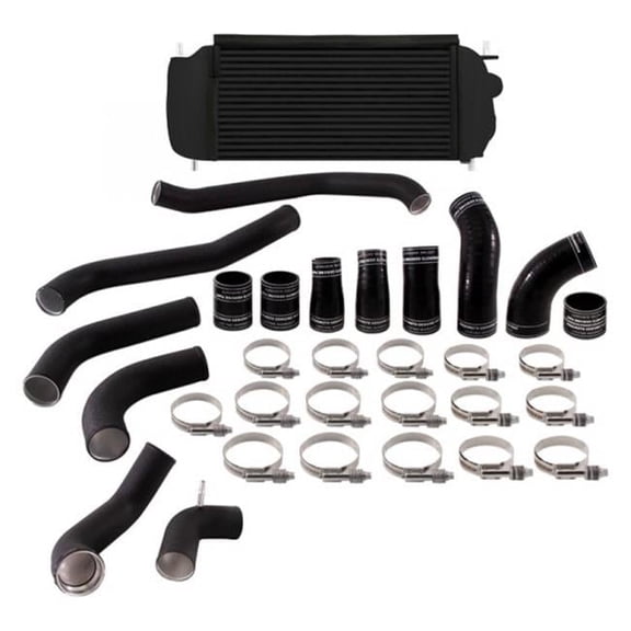 Performance Black Cooler & Pipes Intercooler Kit for 2017-Up Ford F150 3.5L EcoBoost