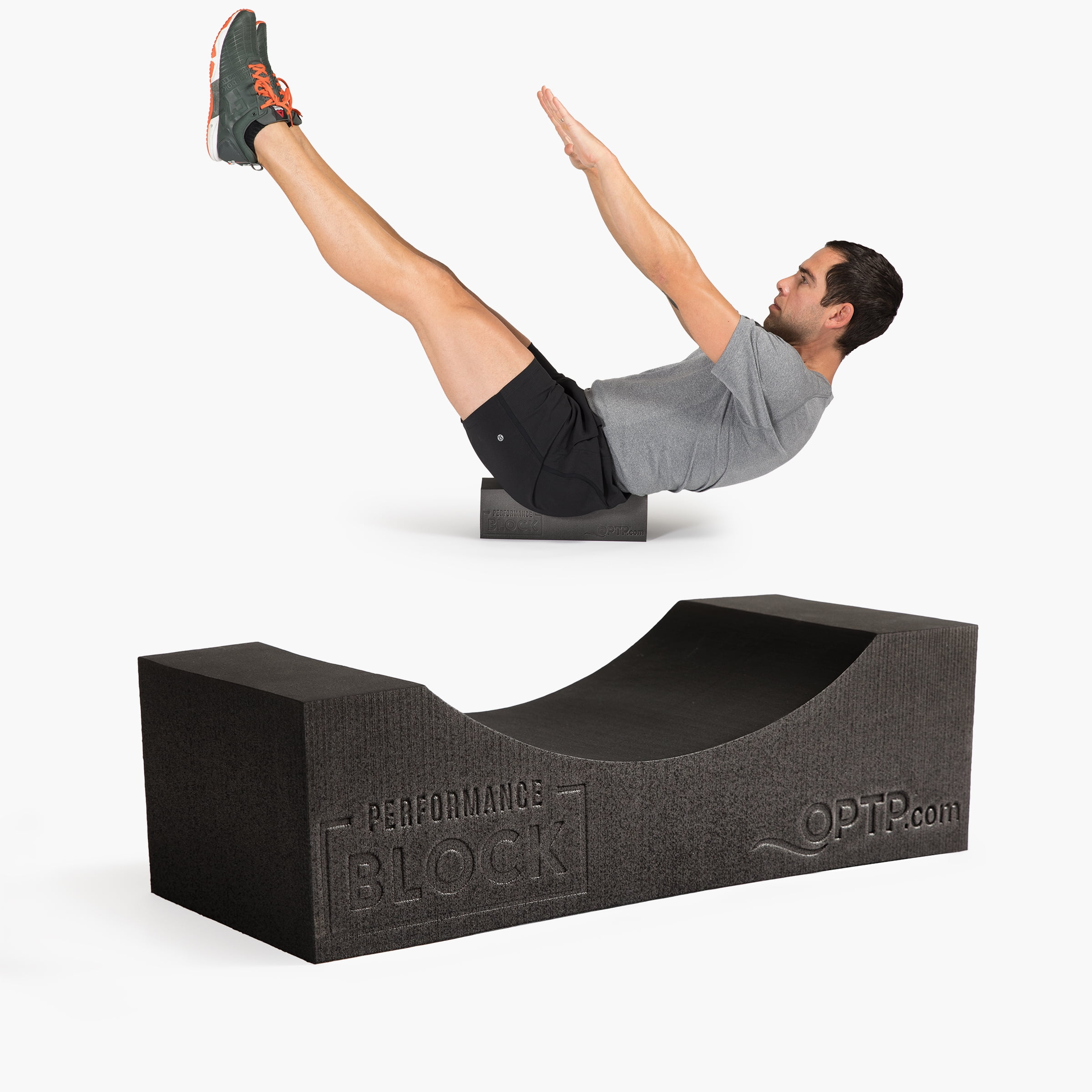 Performance Block - Foam Support for Yoga, Pilates, Physical Therapy,  Stretching, Core Strength, and Functional Fitness Exercise 