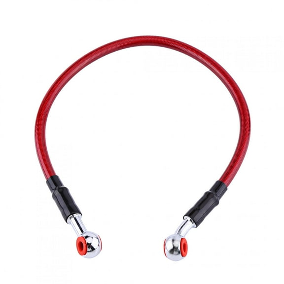 Performance Boost For Your Ride, Stainless Steel Braided Motorcycle Brake Line Ensures   Operation, Double Protection Hydraulic Clutch Oil Pipe, Universal Fit For Most