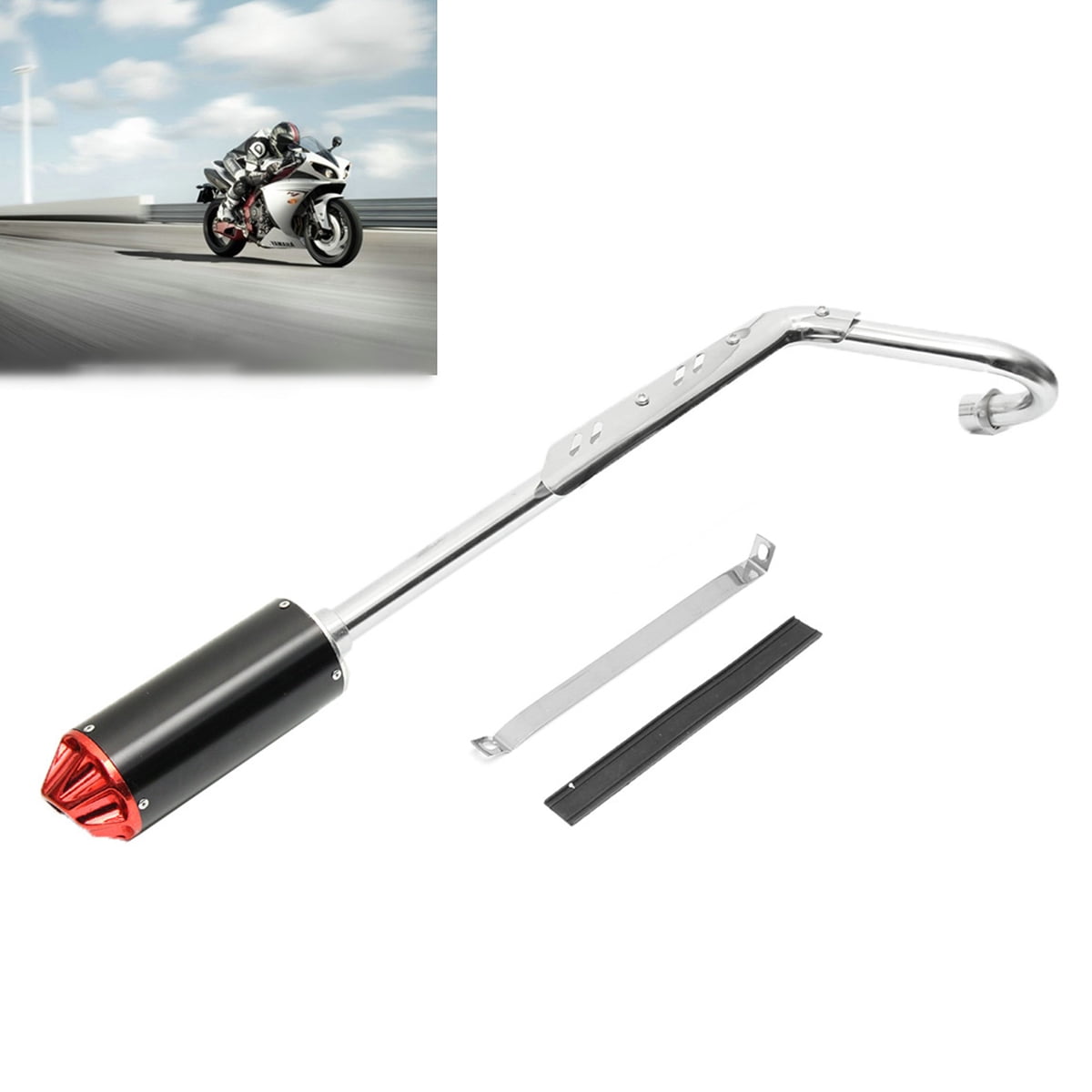 Billet Power Tip For Polaris Outlaw/Sportsman 90 And 110 ATV Exhaust Made In USA - Foto 3