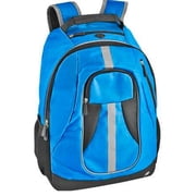 Performance Cobalt Blue 17" Backpack with Black & Gray Accent School Travel Pack