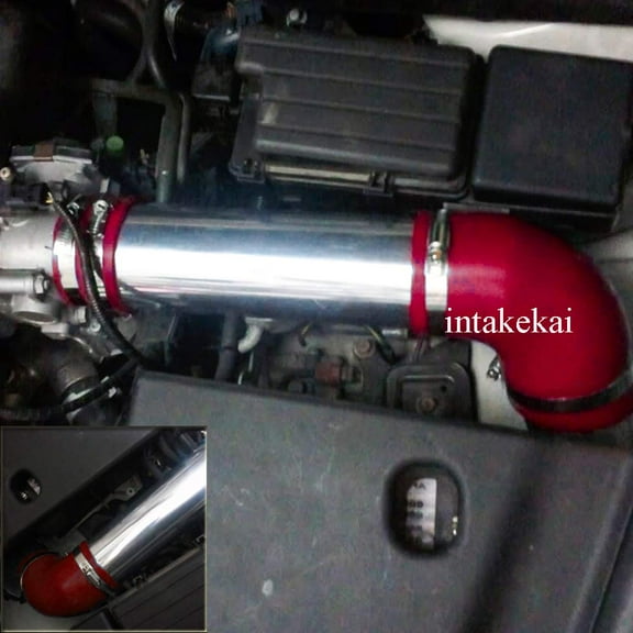 Performance Cold Air Intake kit for 2004 2005 2006 2007 2008 ACURA TL 3.2L / 2007-2008 ACURA TL TYPE S 3.5L / 2005-2008 ACURA RL 3.5L / 2003-2008 HONDA ACCORD 3.0L V6 ENGINE (RED)