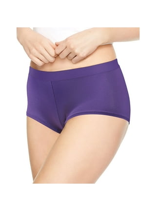 Womens ComfortSoft Waistband Boyshort Panties 3-Pack 