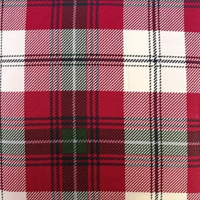Performance Cotton Christmas Plaid Sheet Set Full Bed Sheets with 400 Thread
