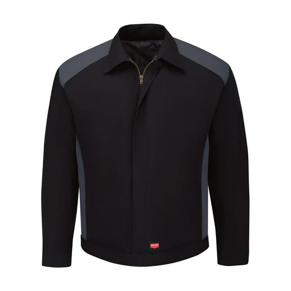 Workwear Outfitters Men's Perform Crew Jacket Black/Charcoal-Small