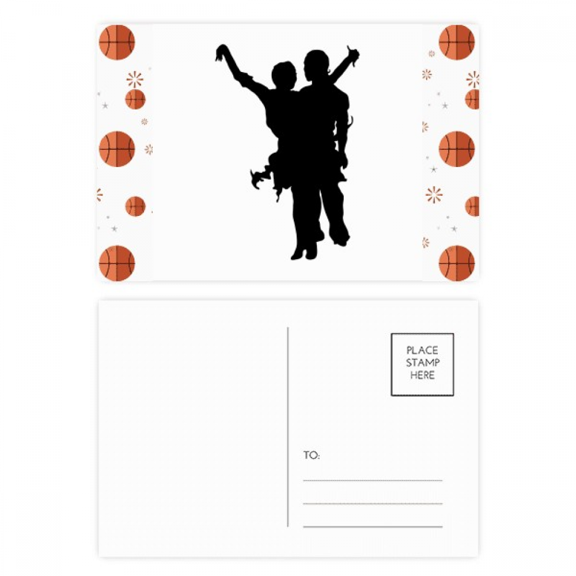 Performance Dancer Duet Dance Art Basketball Postcard Set Thanks Card Mailing Side 20pcs