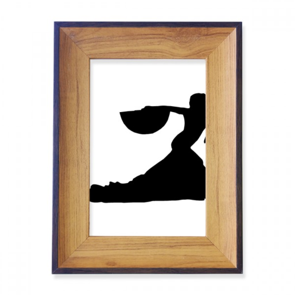 Performance Dancer Fan Dancing Photo Frame Exhibition Display Art Desktop Painting