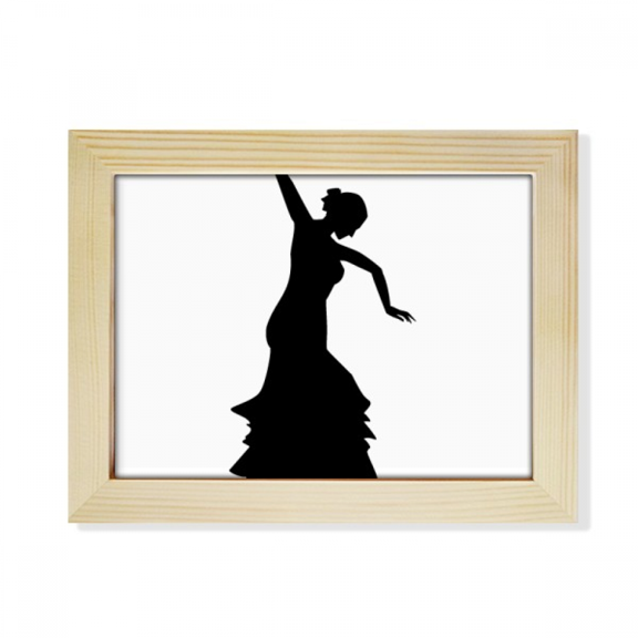Performance Dancer Folk Dance Desktop Photo Frame Picture Art Decoration Painting 6x8 inch