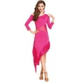 thumbnail image 1 of Performance Dancewear Polyester with Tassels Latin Dance Dress For women, 1 of 3