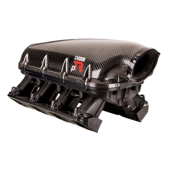 Performance Design Carbon pTR LS3 Intake Manifold for Rectangle Port LS Engines L99 LSA L76 L77 L92 LY6 L96 L94 L9H - Black Flange