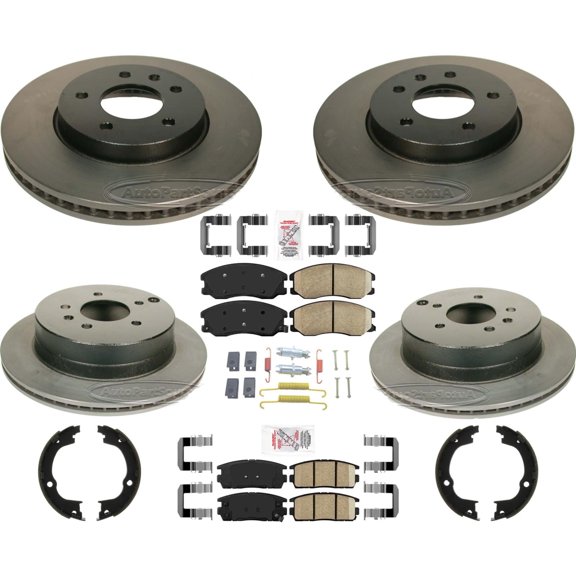 Performance Disc Brake Rotors Ceramic Pads For Chevrolet Captiva Sport 2008-15