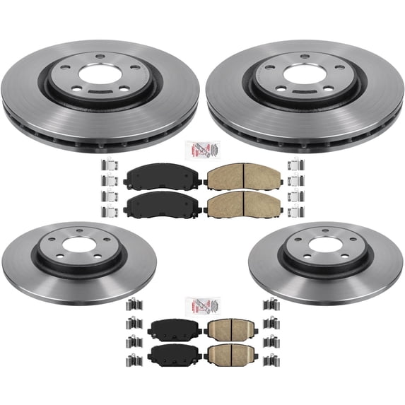 Performance Disc Brake Rotors For Town & Country 12-16 W/ 330MM Dual Piston Cal