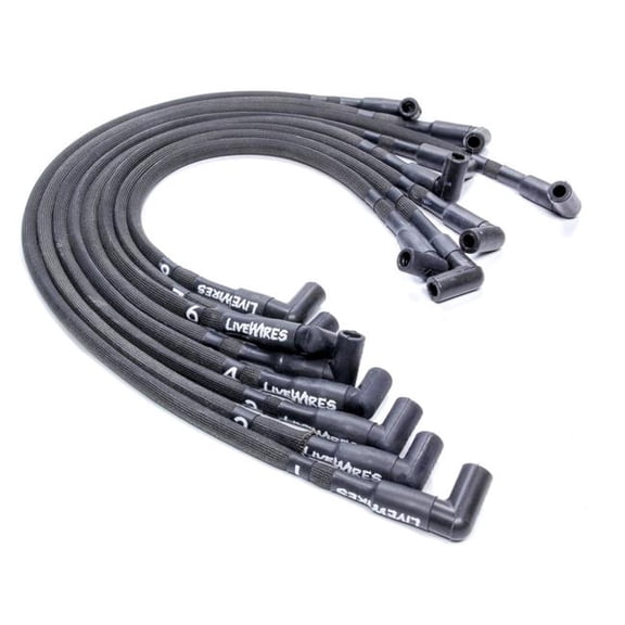 Performance Distributors C9053BK Live Wires Small Block Chevy Over V&C HEI - Black